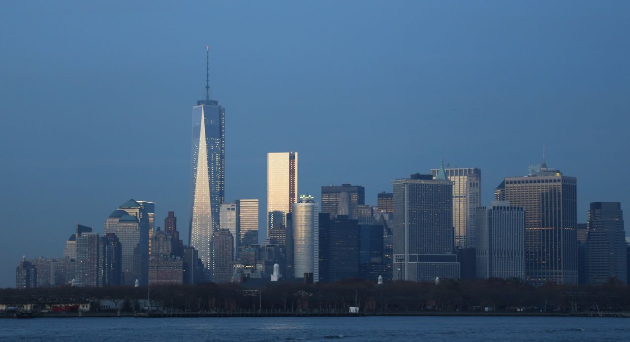 Business Center of the Major US city showing the Financial power to the World.