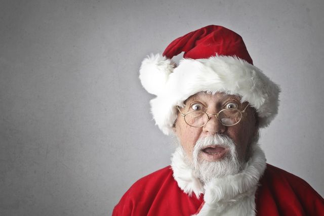 Image of Santa Claus that is impressed with trend following trading strategies.